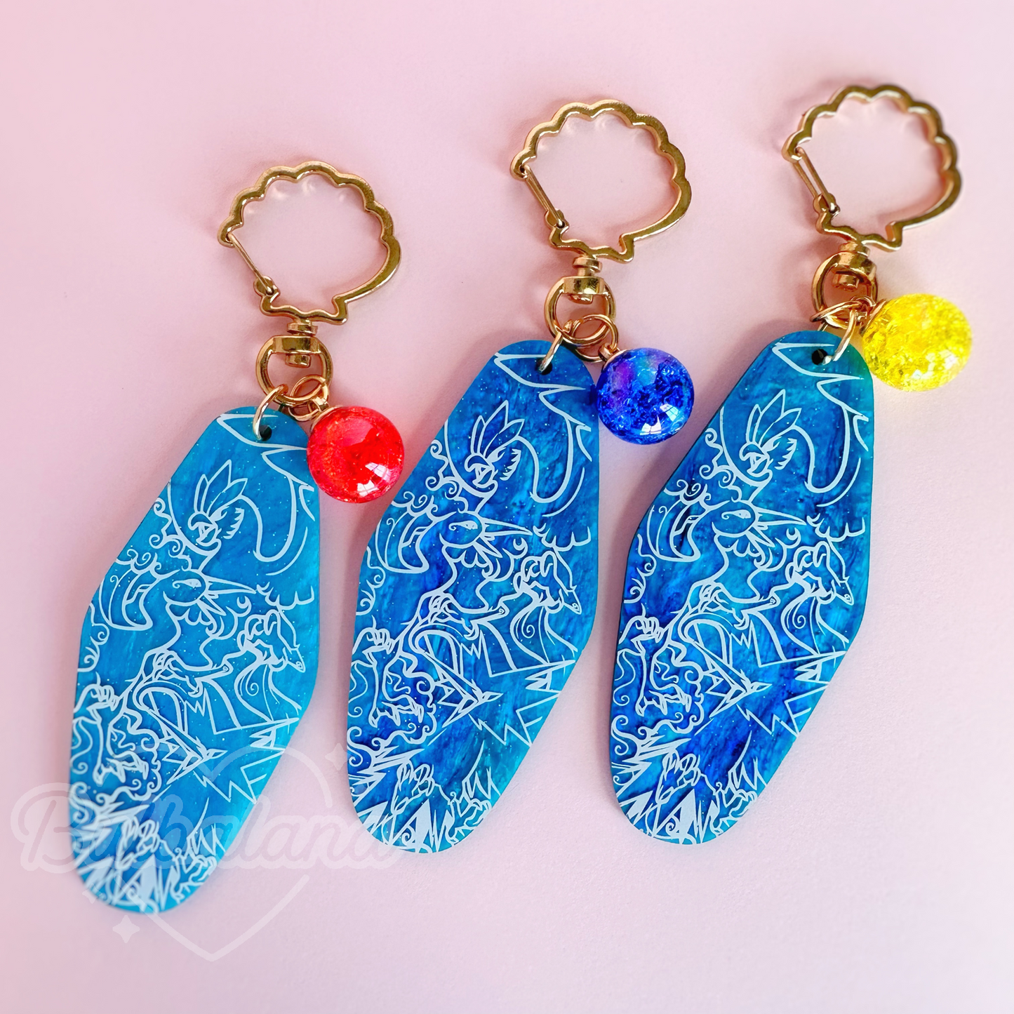 Shamouti Island Keychain