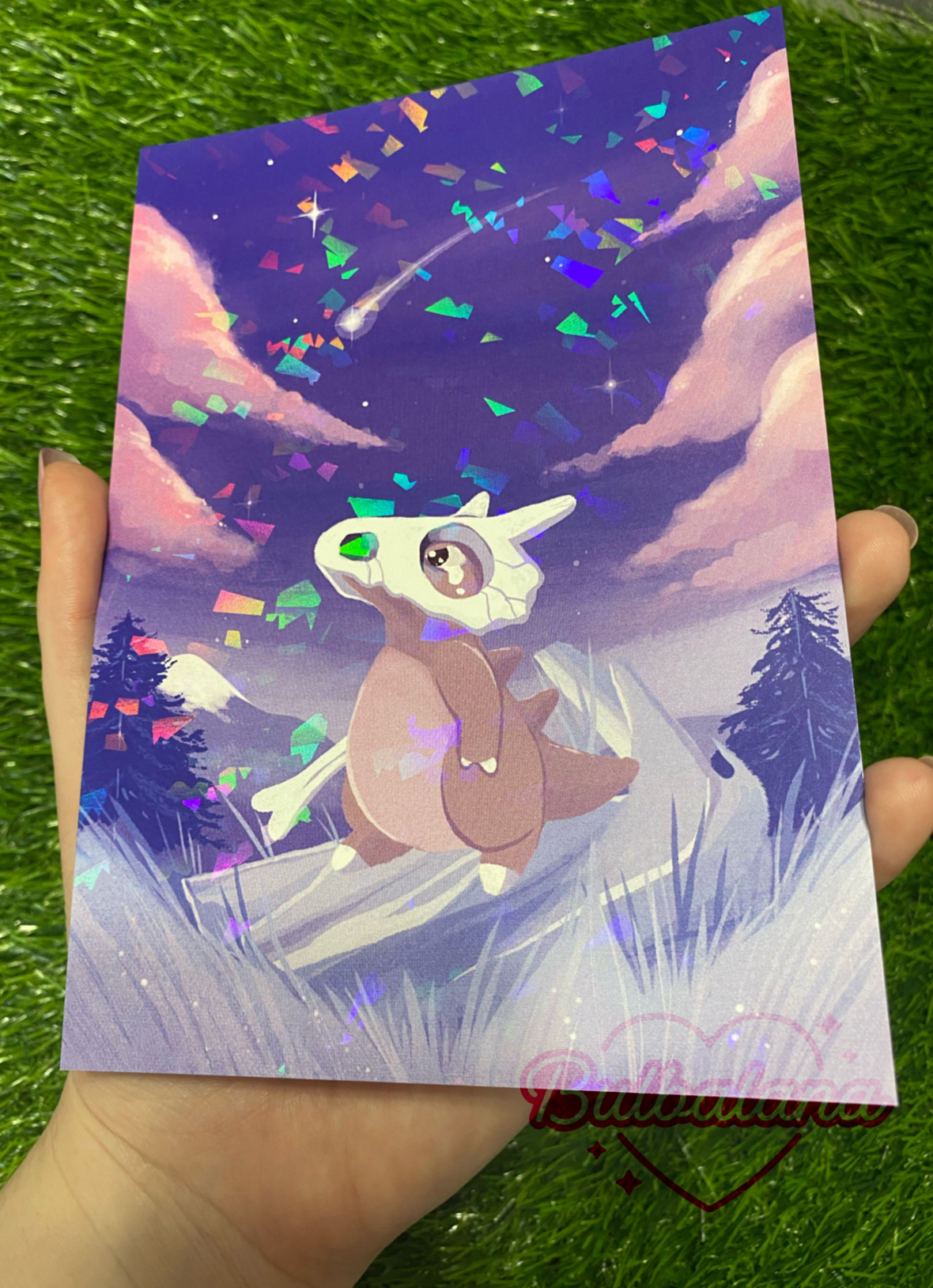 Holographic Cubone Print