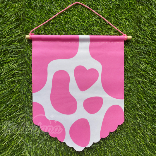 Pink Cow Pin Banner